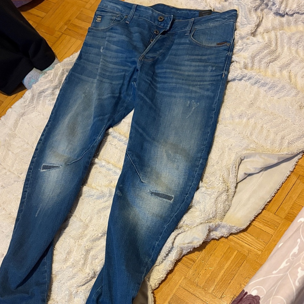 G-Star Men's Blue Jeans